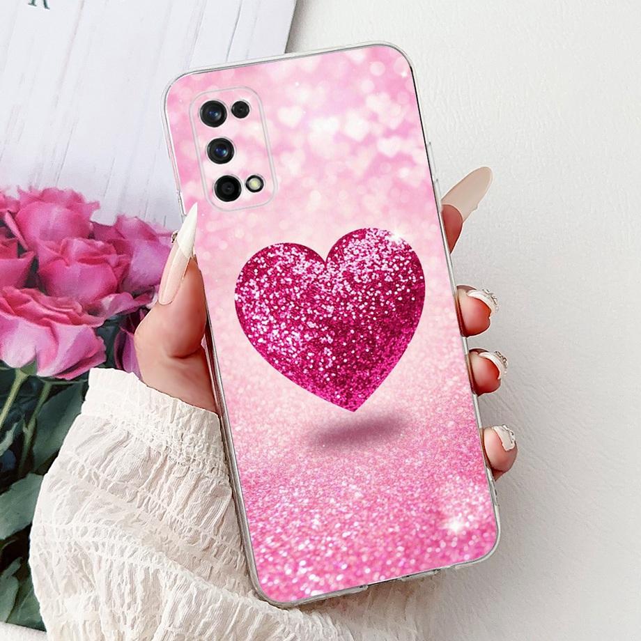 Чехол для Realme 7 Pro RMX2170 Роскошный Модный Расписной Чехол Мягкий Силиконовый Чехол для Телефона Для Realme 7 5G RMX2111 Realme7 Pro 4G Оболочка