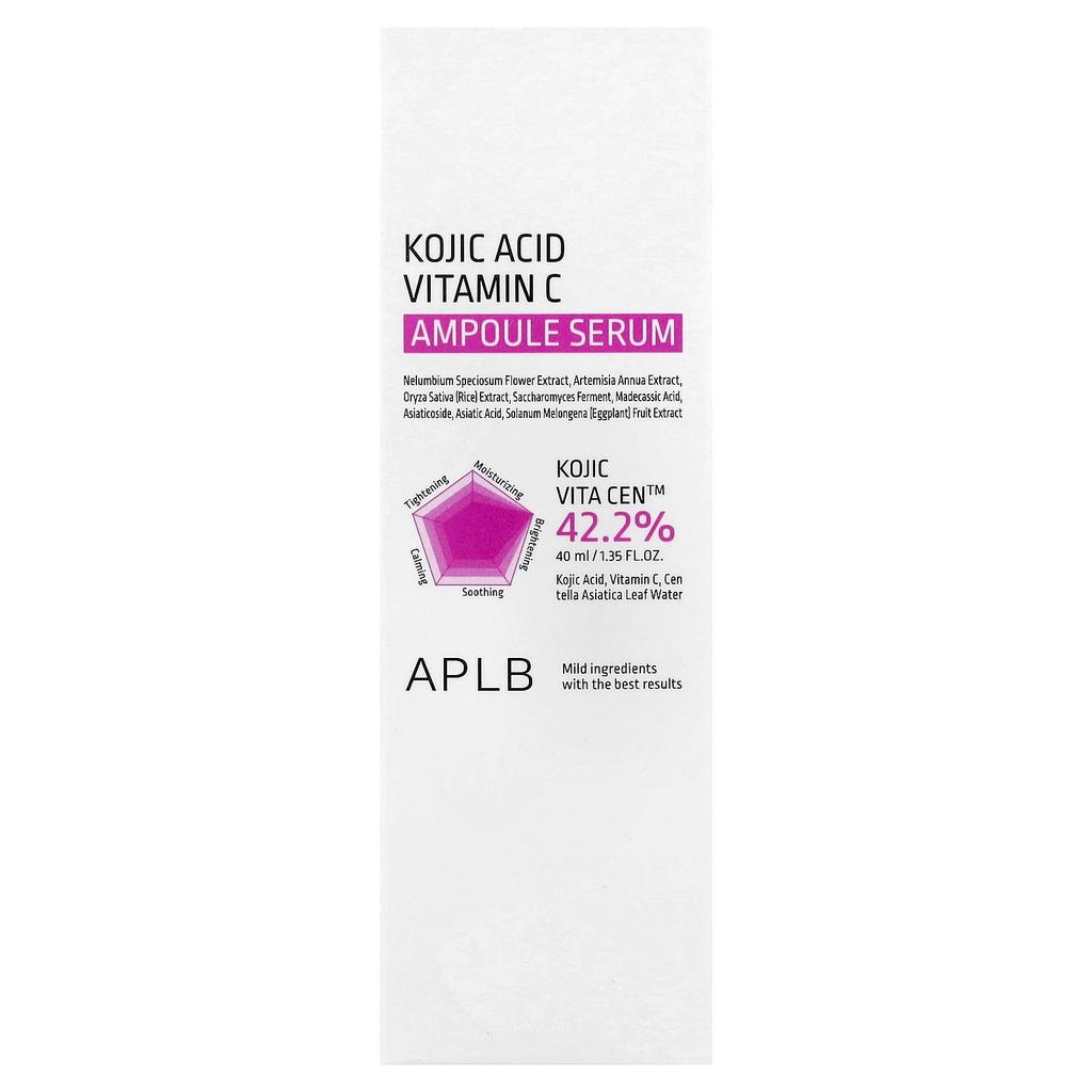 APLB, Kojic Acid Vitamin C Ampoule Serum, 40ml (1.35 fl oz)