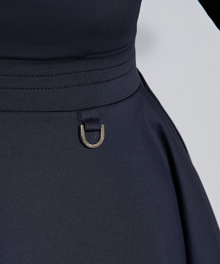J Jane Mochi Long Sleeve Double Flare Dress (Black)