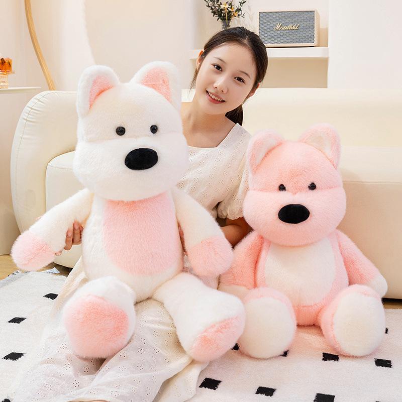 Cartoon Soft West Highland Doll Plush Toy Big Dog Doll Girl Sleeping Companion Soothing Ragdoll Doll