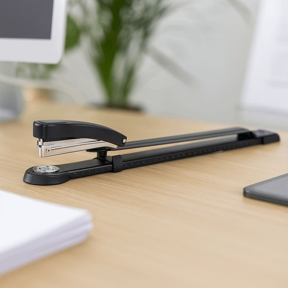 50-Sheet Capacity Long Reach Stapler Thickened Paper Stapler Long Arm Stapler For Booklet