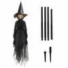 Halloween Holding Hands Witches Pumpkin Witches Light Up Witches With Scary Screaming Voice For Outdoor Decor