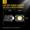 2Pcs 3" Square LED Work Light Flush Mount Driving Fog Lamp For Car Truck Offroad