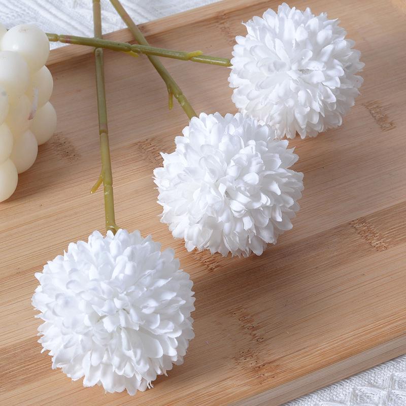 Искусственные цветы в виде одуванчика, гиацинта и хризантемы в скандинавском стиле для декора дома, гостиницы, свадьбы