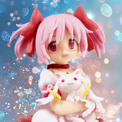 Puella Magi Madoka 18 см Магика Аниме Фигурка Канамэ Мадока Фигурка Экшн Волшебница Модель Декор Статуэтка Куклы Игрушки Рождественский Подарок