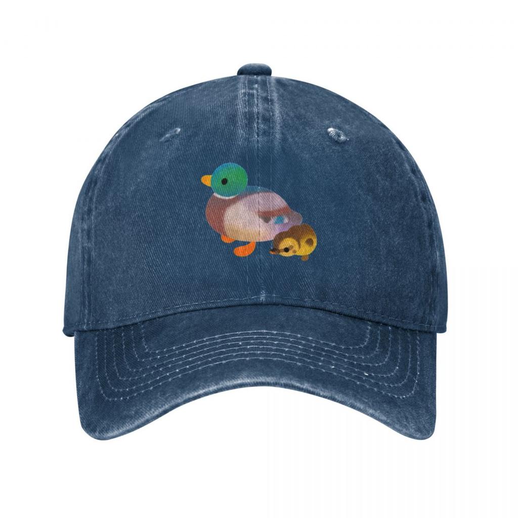 Duck and Duckling  dark Baseball Cap Beach Outing Luxury Hat Horse Hat fun hats Golf Unisex Womens