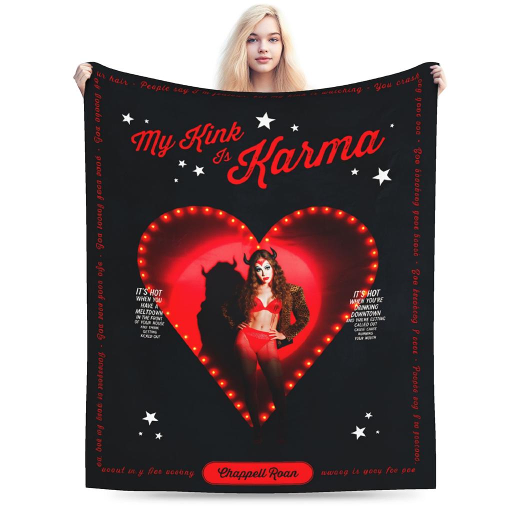 Warm Blankets Children Travel Chappell Roan Midwest Princess Throw Blanket Flannel Bedspread For Couch Chair Sofa Bed Cover