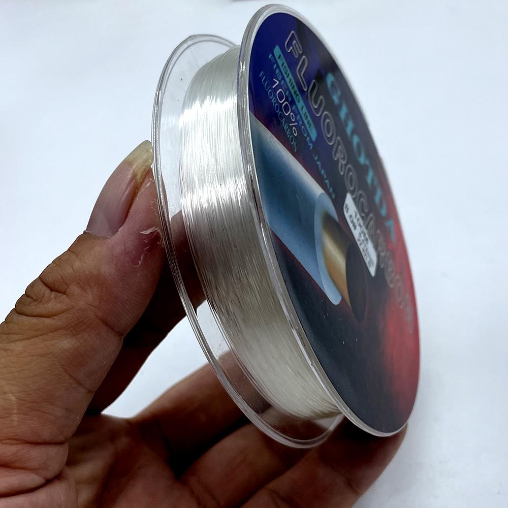 GHOTDA 100% FLUROCARBON Fishing Line 0.6#-8.0# 100M Super Strength Fishing Lines Strong Wear Resistance