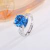 Ruby Live Adjustable Ring Versatile Geometric Design Trendy Wear Decorative Ring