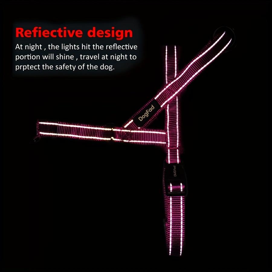Светоотражающая шлейка для собак без рывков - Регулируемый, защищенный от побегов жилет для малых и крупных пород, только ручная стирка, DogFad