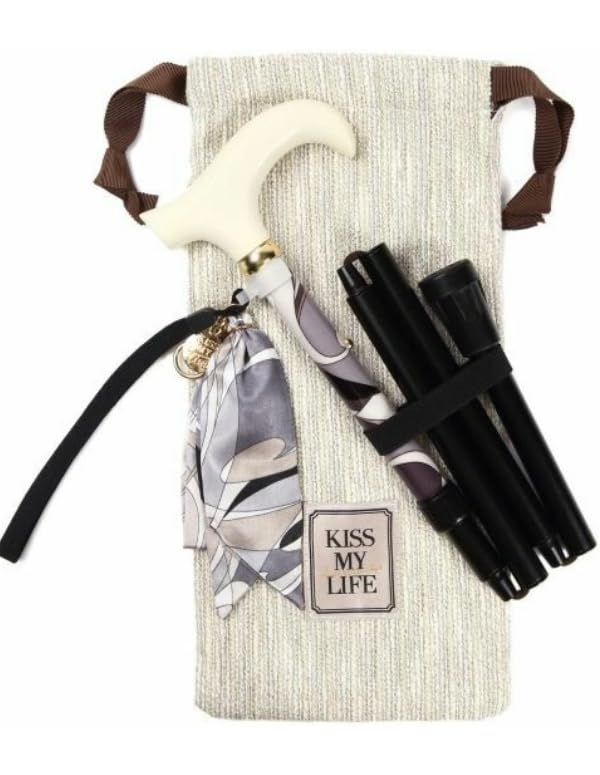 Трость Легкая Складная Трость Bon Voyage Pucci Pattern (ПАРИЖ/ЧЕРНЫЙ) (кмл130104а)