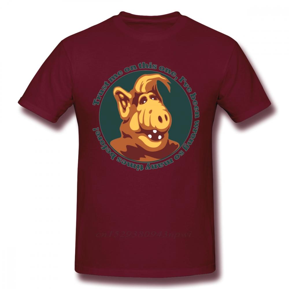 Casual Alf Guru T Shirt High Quality Man Summer Streetwear Tee Oneck Plus Size Tshirt Christmas Gift Tshirt Cotton Fabric
