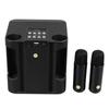 Wireless Karaoke Speakers Portable Mini Karaoke Machine Bluetooth Speaker with 2 Wireless Microphones for Home Party Camping