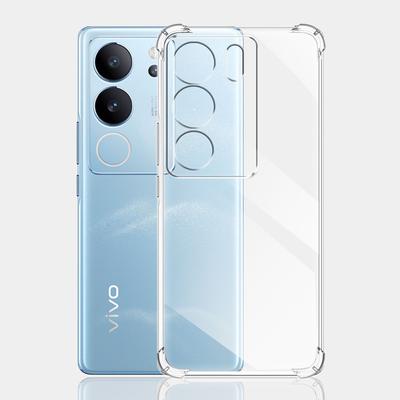 Противоударный чехол для Vivo V29 5G, силиконовый мягкий прозрачный чехол для телефона Vivo V29 Pro 5G, прозрачный защитный чехол для Vivo V29E Funda