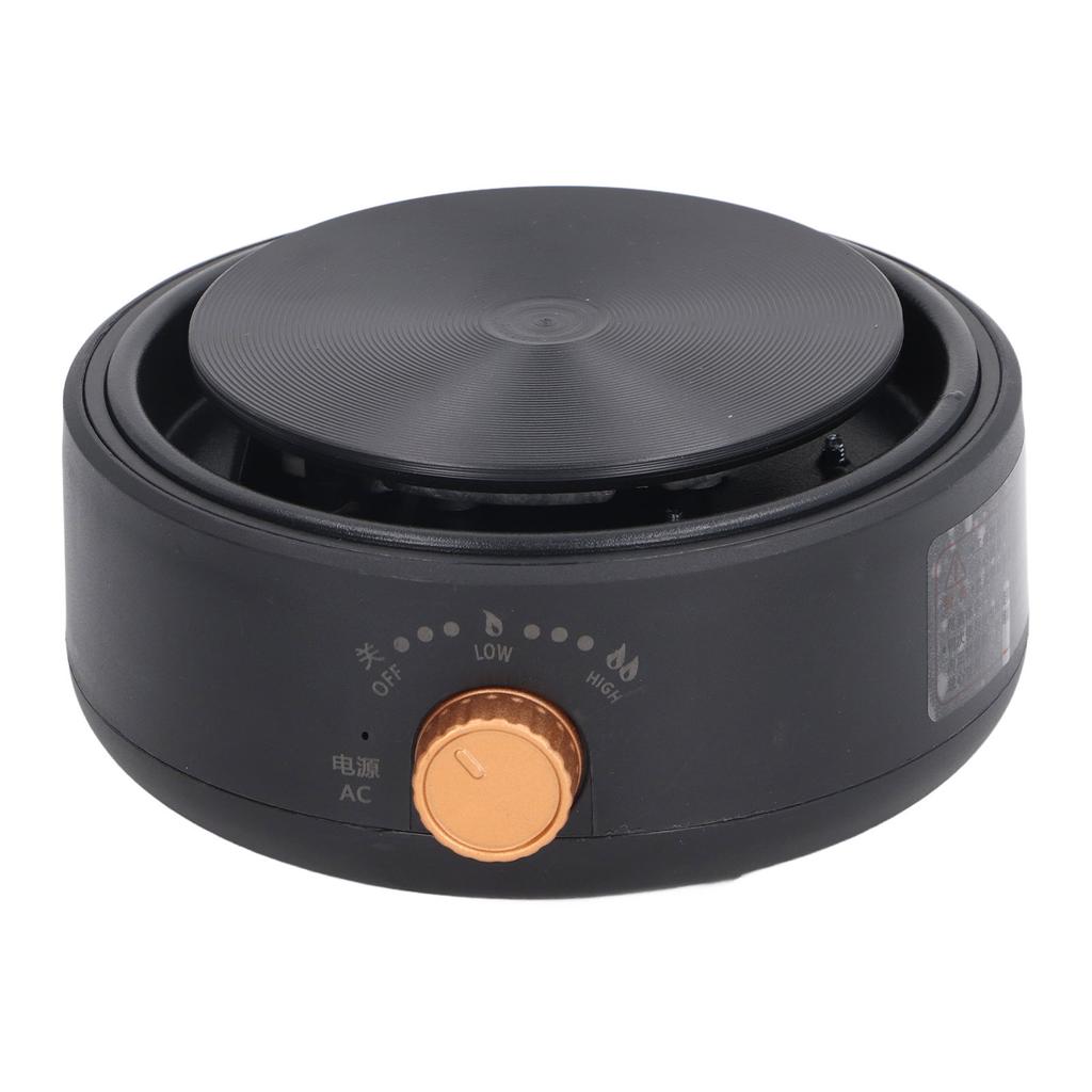 Настольная одноконфорочная портативная многофункциональная эффективная безопасная электрическая плита с нагревом на 360 градусов