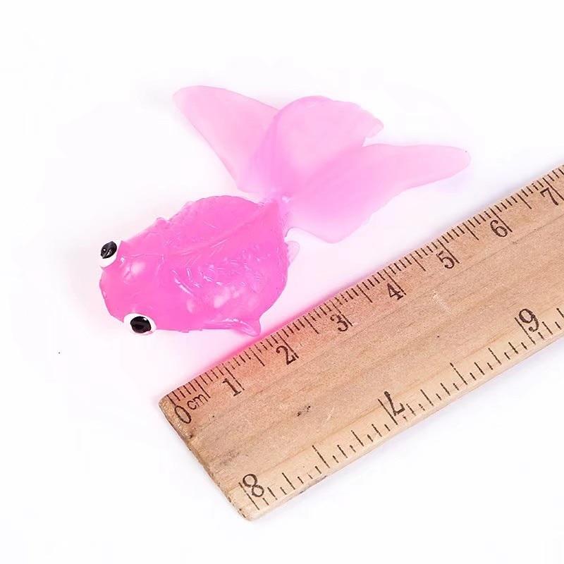 1/10/20Pc Random Soft Rubber Gold Fish Simulation Mini Goldfish Water Toddler Fun Swimming Beach Gift