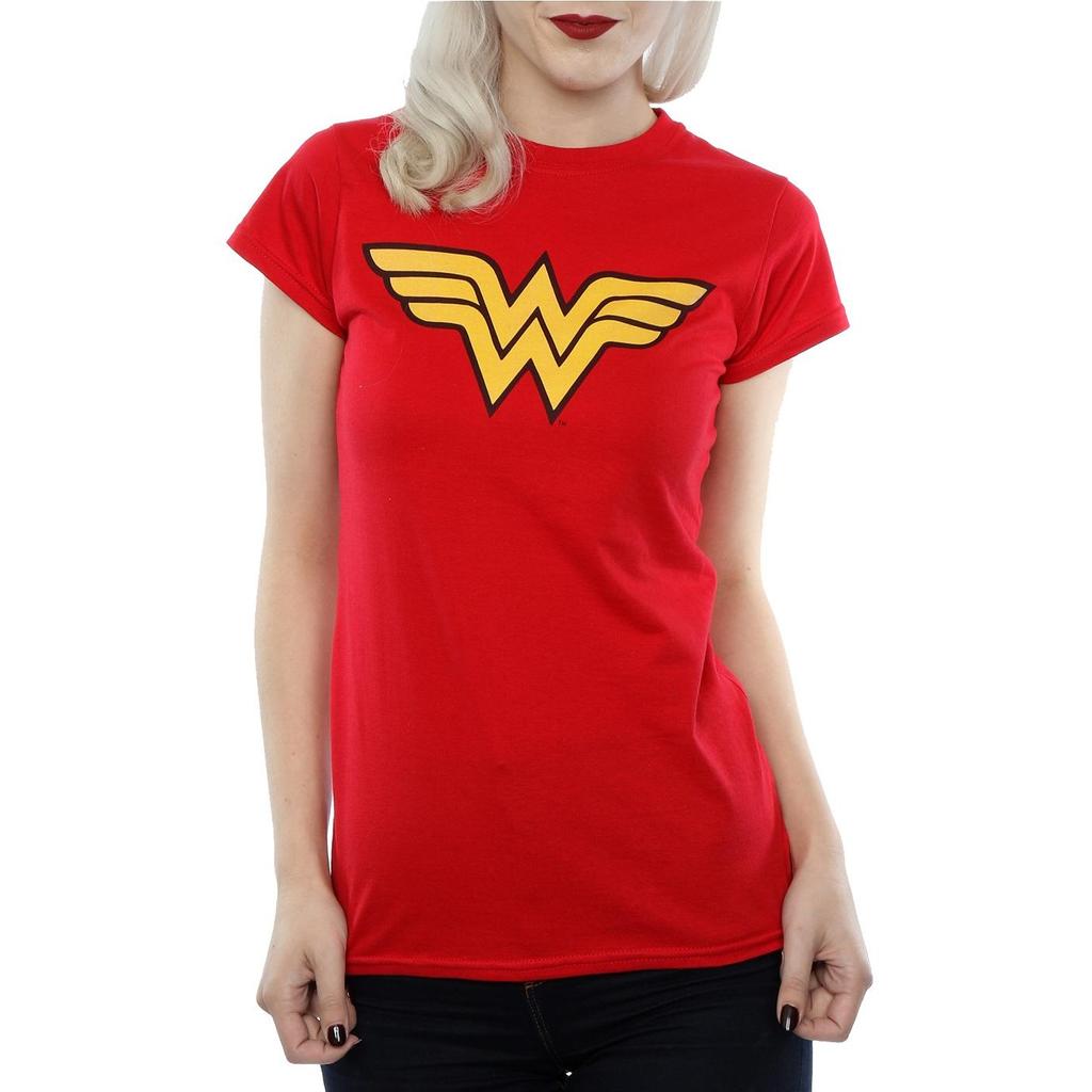 Wonder Woman Womens/Ladies Logo Cotton T-Shirt