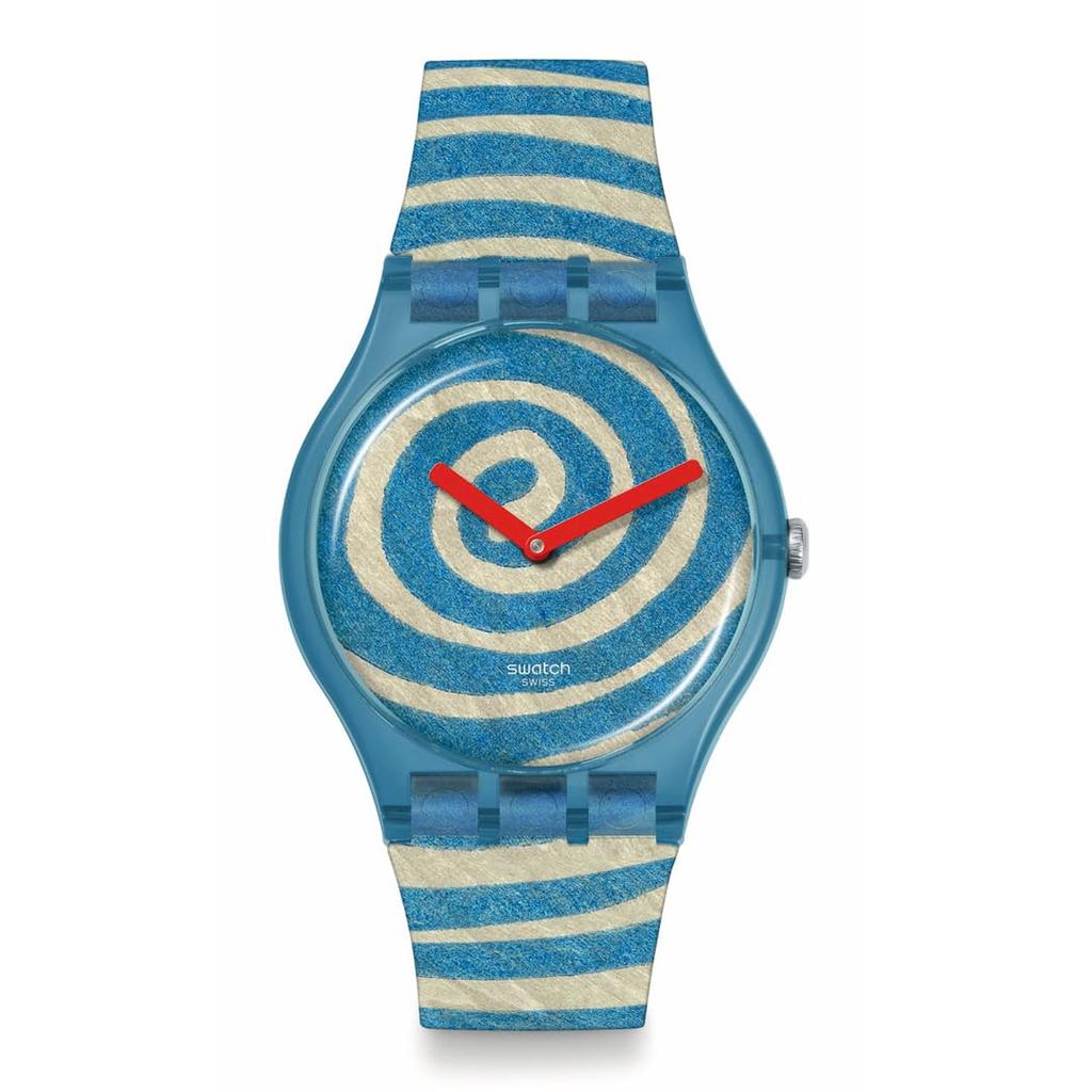 Swatch SPIRALS SUOZ364 Blue BOURGEOIS'S Wristwatch,