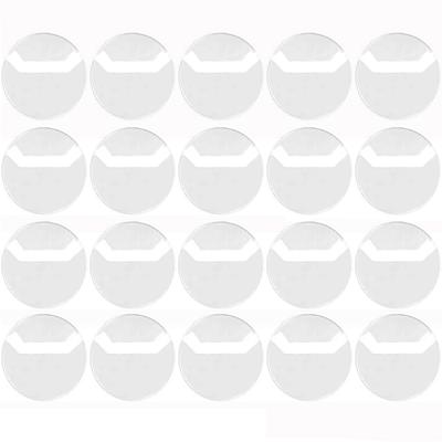 YJRUNFU 58 мм Круглые Защитные Чехлы для Значков, Высокопрозрачные, для Хранения, Защиты и Демонстрации (Пакет из 20)