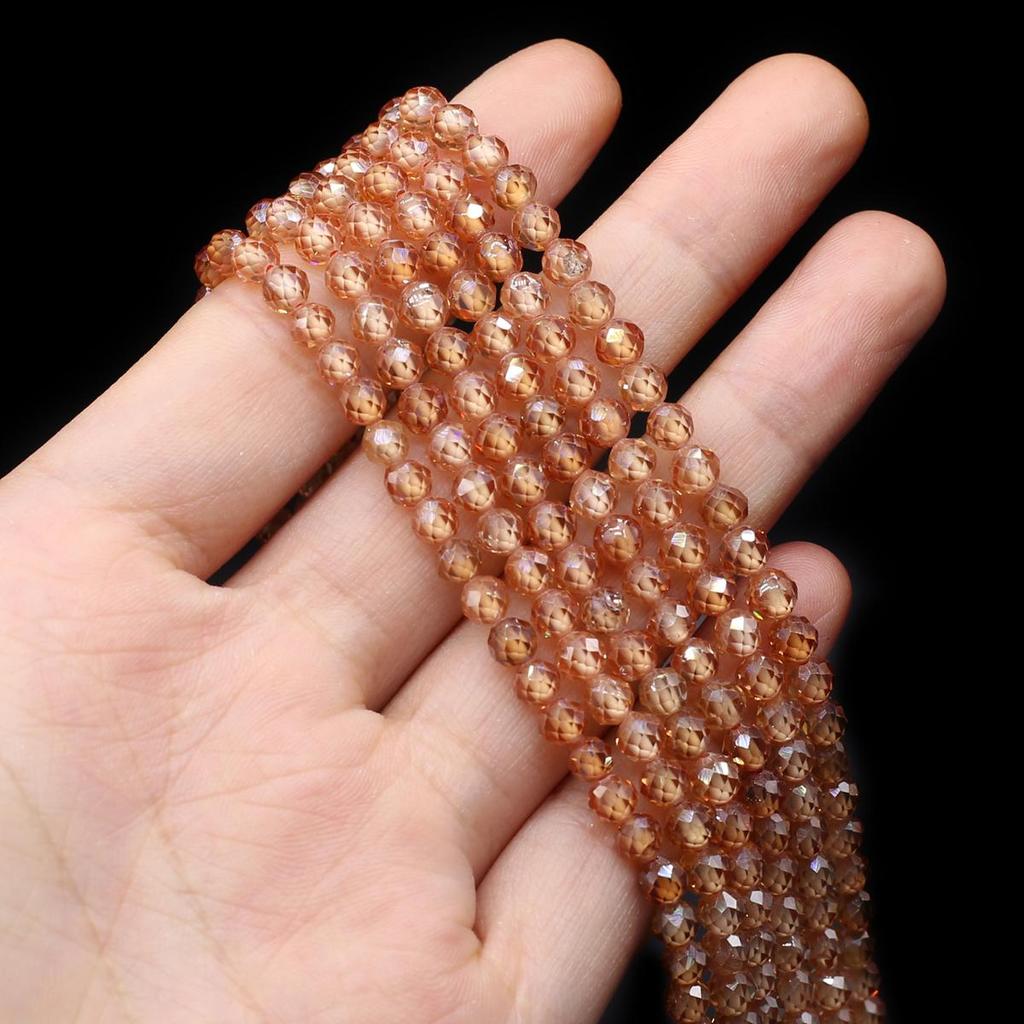 Натуральный камень граненые бусины циркон маленькие бусины 4 мм подвески для изготовления ювелирных изделий DIY ожерелье браслет серьги аксессуар