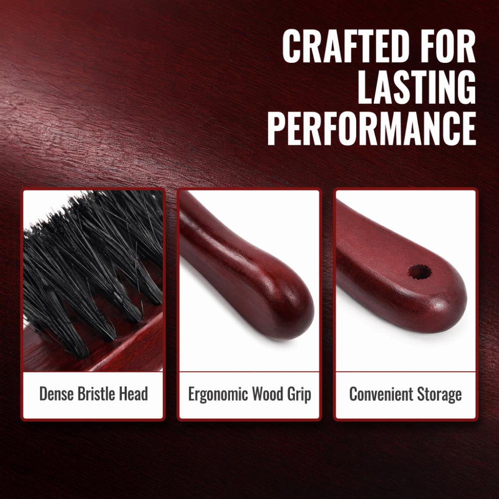 Wood Handle Billiard Table Brush Curved Handle Snooker Table Brush For Billiard Table