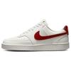 Court Vision Low Comfortable Skate Shoes Women Sneakers White Red DH3158-104