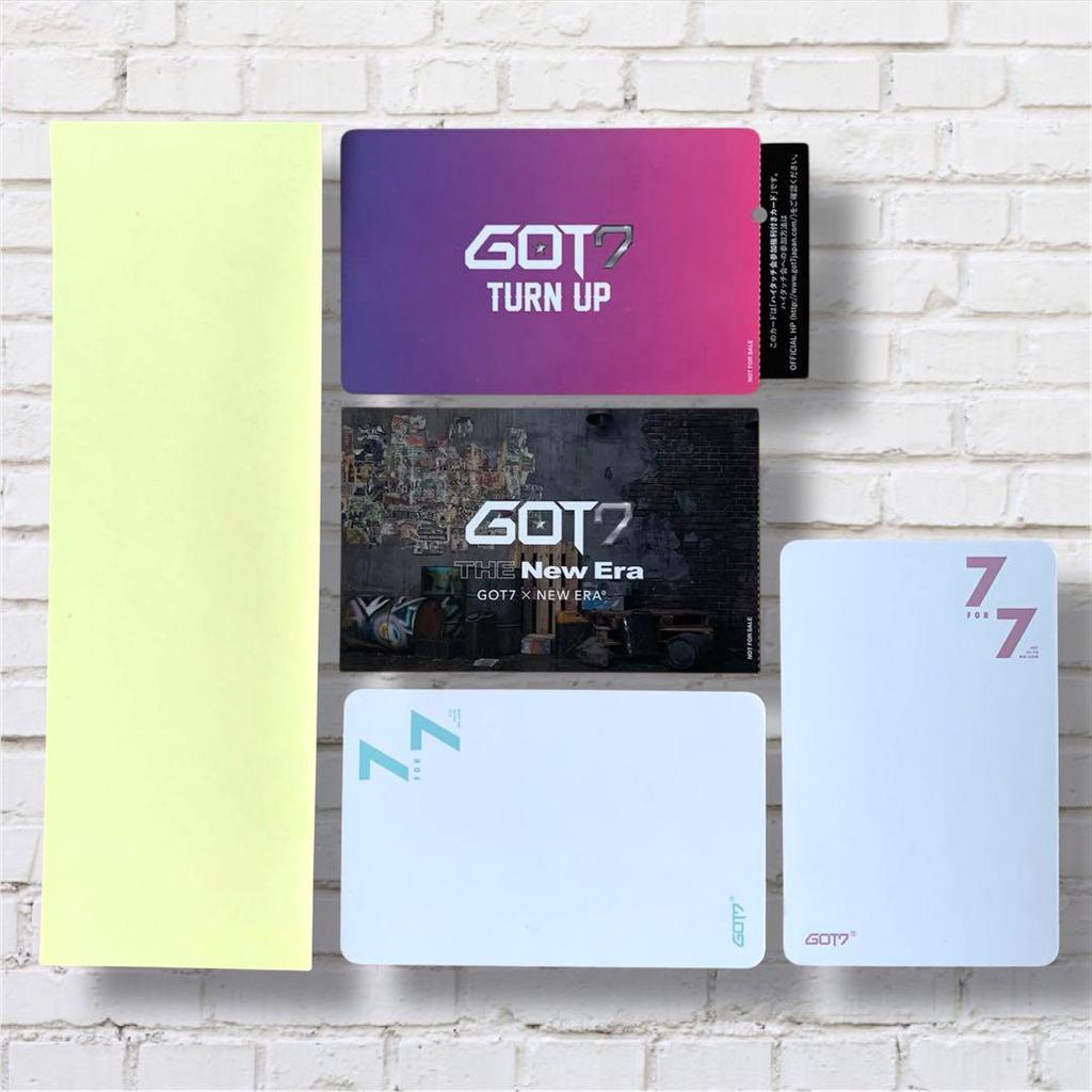 [USED] GOT7 MARK Trading Card Sticker Set of 5