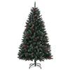VidaXL Artificial Christmas Tree 150 LED 150 Cm, Christmas Tree, Realistic Christmas Tree, Christmas Ornament, Fake Christmas Tree, 3315754