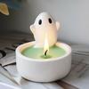 Halloween Ghost Ceramic Candle Holder Gnome Cat Angel Fox Hedgehog Frog Squirrel Candle Stand Candlestick Table Centerpiece Decoration