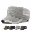Adjustable Flat Top Cap Sun Protection Quick Drying Cap Retro Mesh Sun Hat  Sports Activities