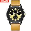 SMAEL мужские электронные часы для отдыха на ремне, водонепроницаемые спортивные часы из сплава с двойным дисплеем, 50 метров