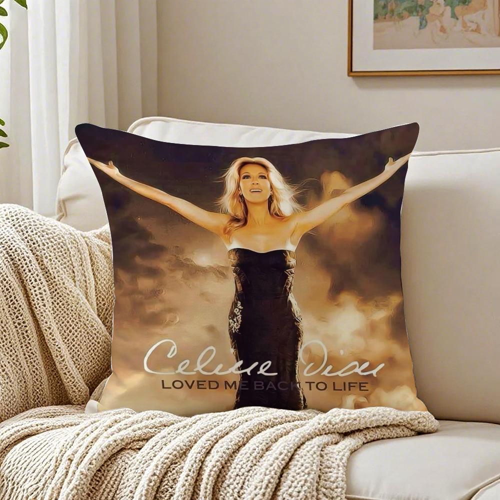 Singer CCelineS DDionS Cushion Cover Pillowcase Antidustmite living Room Sofa Decor Cushion Room