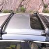 Набор из 2 поперечин багажника на крышу автомобиля. Прочная перекладина багажника с 4 ключами для желоба на крыше автомобиля.