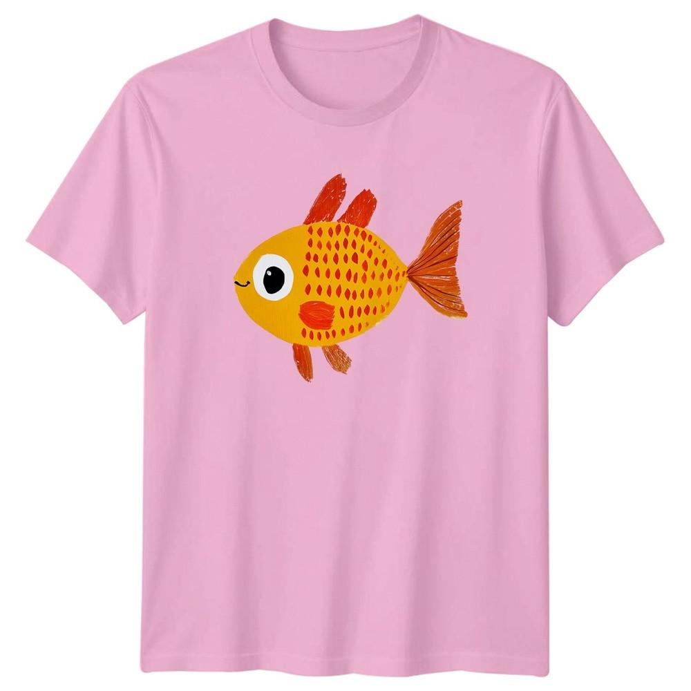 Cute Goldfish TShirt Ocean Life Kids Birthday Gift For Him And Her