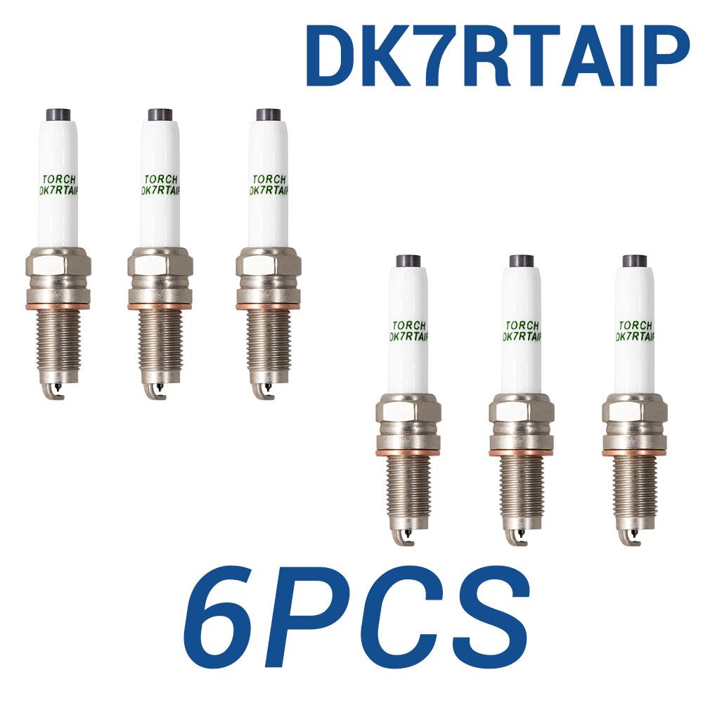 2-8 шт. Иридиевые платиновые свечи зажигания TORCH DK7RTAIP Замена для VW 101905606A 04E905602A 04C905606A PKER7A8EGS(95463)