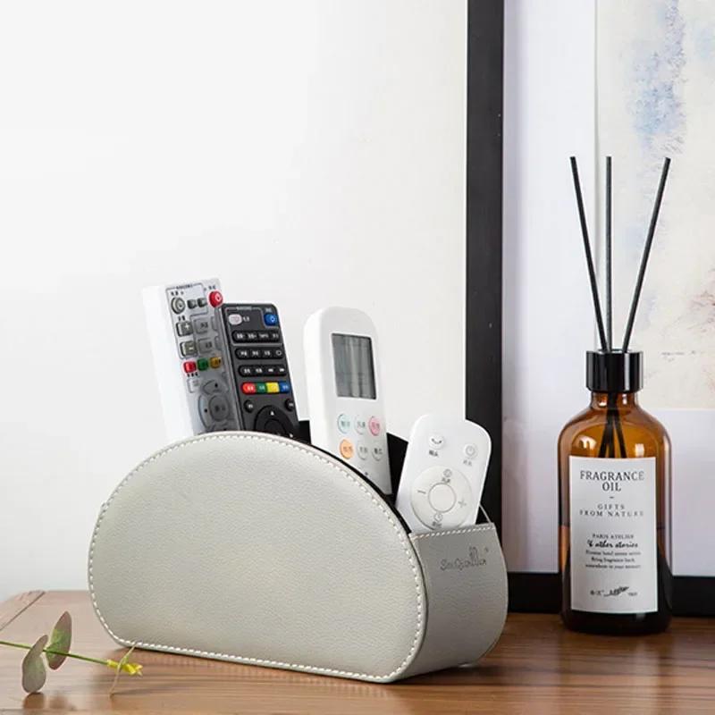 Держатель для пульта дистанционного управления с 5 отделениями Коробка для пультов дистанционного управления для хранения на столе Органайзер для пультов медиаплеера, обогревателя