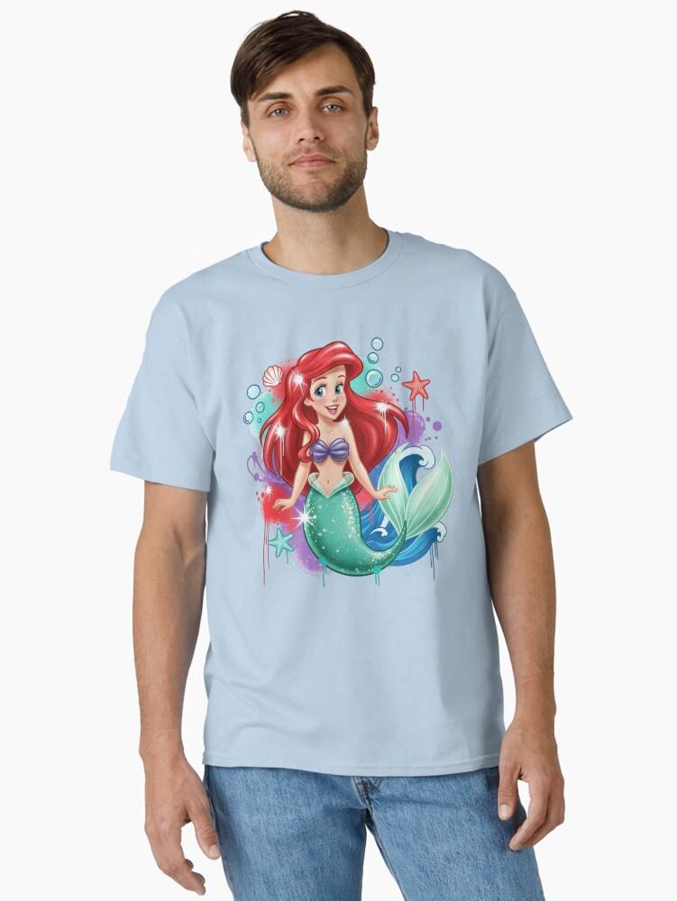 The Little Mermaid Ariel – Magical Mermaid Princess Art Classic T-Shirt