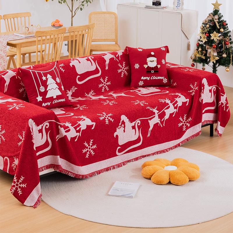 Slipcover Chenille Christmas Sofa Cover Four Seasons Universal Sofa Blanket Cover Sofa