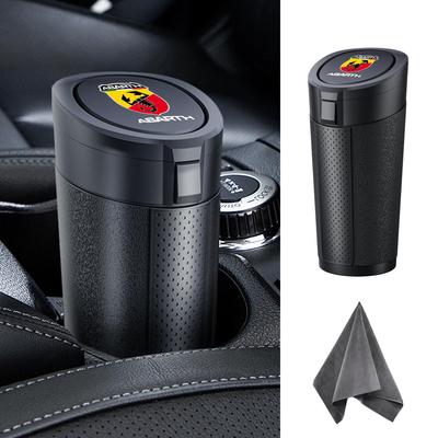 Автомобильный мусорный бак Abarth, Тонкий, Тип-бутылка, Мягкий мусор, 2 способа открытия