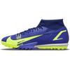 Mercurial Superfly 8 Academy Round Toe Lace-Up TF Men Soccer Shoes Blue CV0953-474