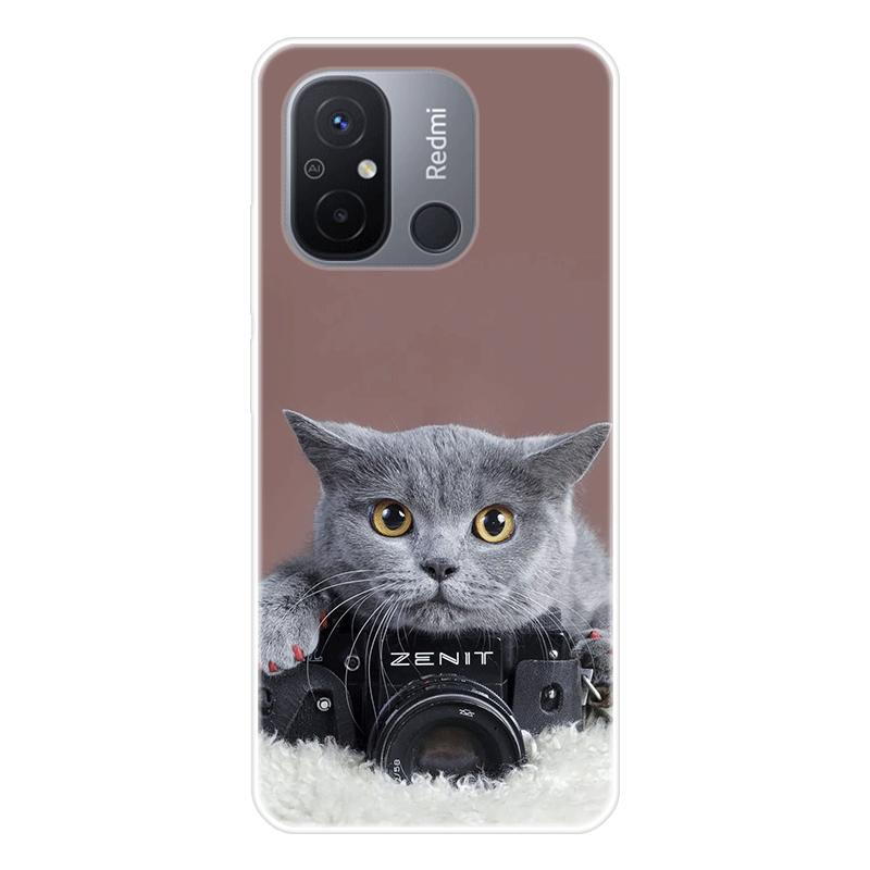 Для Xiaomi Redmi 12C 12 C Redmi12C чехол Мягкая силиконовая задняя крышка Мультяшный чехол для телефона Разнообразие