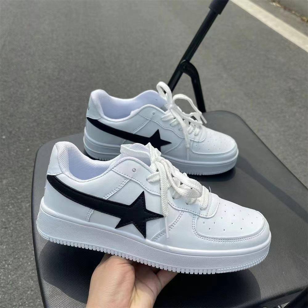 Модные женские повседневные кроссовки, персонализированные туфли для скейтбординга на плоской подошве, модные женские кроссовки для бега, женские теннисные кроссовки, белые кроссовки для ходьбы