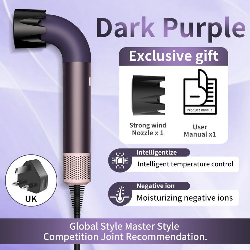 HD18 Ручная машина для сушки волос Портативный высокоскоростной фен с отрицательными ионами Бесшумная быстрая сушка волос Инструменты для укладки