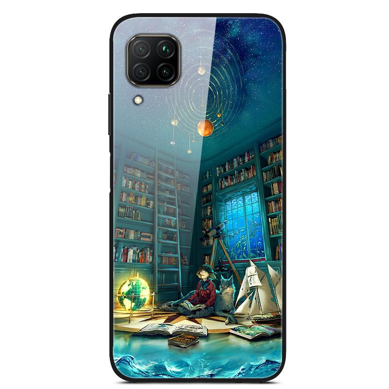 Luxury Cover Case for Huawei P40 Lite Tempered Glass Cover for Huawei P40 Lite E Phone Case for Huawei P 40 Lite Coque P40Lite E