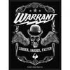 Warrant Louder Harder Faster Standard Patch