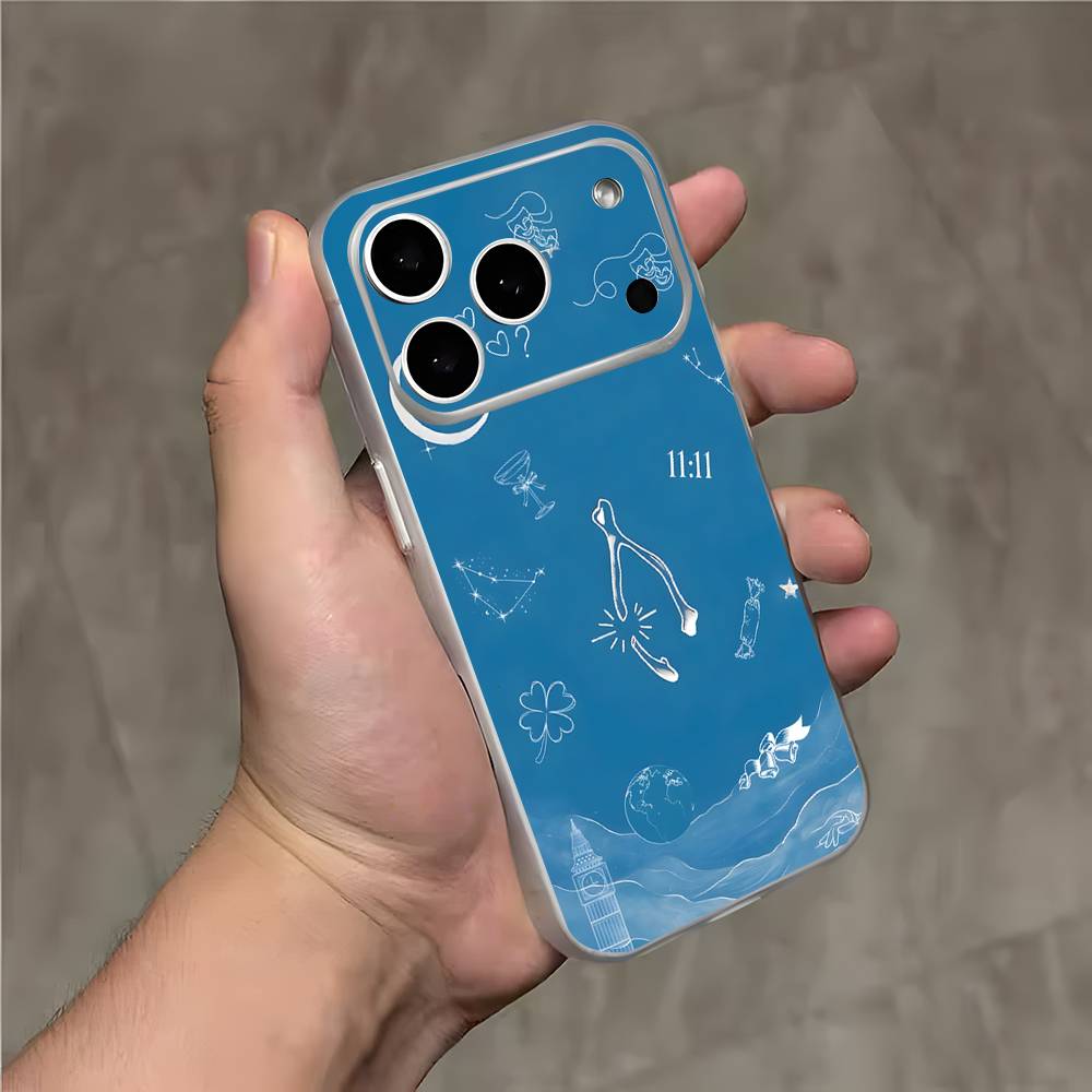 C-Conan Gray Wishbone Ударопрочный Прозрачный Белый Чехол для Телефона Для iPhone 17,16,15,14,13,12,11,Pro,Max Магнитная Беспроводная Зарядка