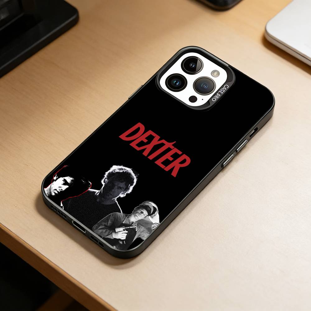 Чехол для телефона с изображением антигероя Декстера Моргана для iPhone 17,16,15,14,13,12,11 Plus,Pro Max,XS, Цветной серебристый чехол Funda Cover