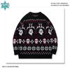 Andre Halloween Skull Knit Sweater Loose Fit Couple Crewneck Long Sleeve Top Fall Teens