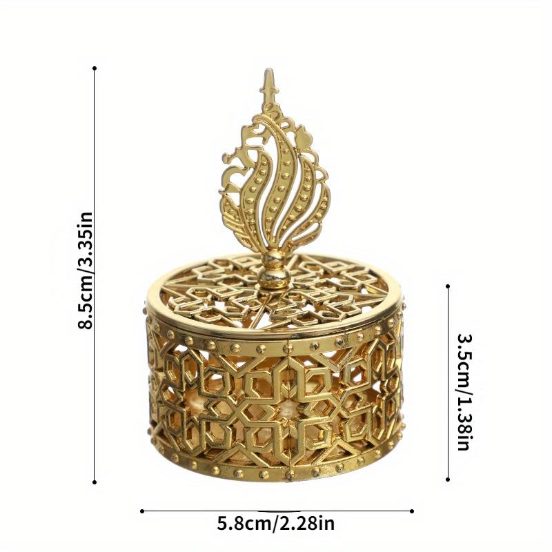 4 шт. позолоченная маленькая коробка, креативная портативная коробка для хранения, подарок на полную луну, пластиковая коробка для конфет, подарочная коробка, коробка для упаковки шоколада