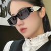 Нестандартные двухцветные черно-белые солнцезащитные очки Xiaoxiang Panda, универсальные солнцезащитные очки для мужчин и женщин